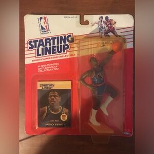 Vintage Kenner 1988 Starting Lineup NBA Patrick Ewing NY Knicks Figure